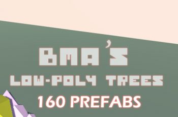 Low Poly Trees (160 prefabs) – Free Download