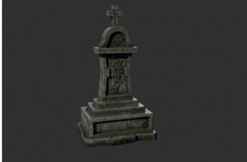 Lowpoly tombstone – Free Download