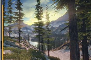 Mountain Lake Environment – Free Download