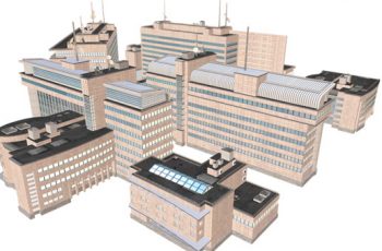 Office Buildings Set – Free Download