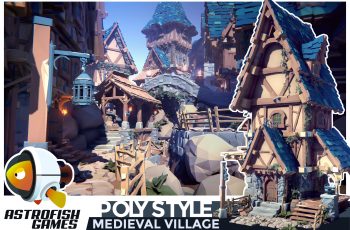 POLY STYLE – Medieval Village – Free Download