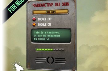 Radioactive GUI for NGUI – Free Download