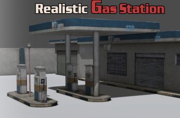 Realistic Gas Station – Free Download