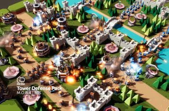 Tower Defense Pack – Low Poly 3D Art – Free Download