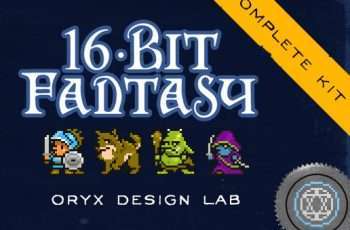 16-Bit Fantasy Sprite Set – Free Download