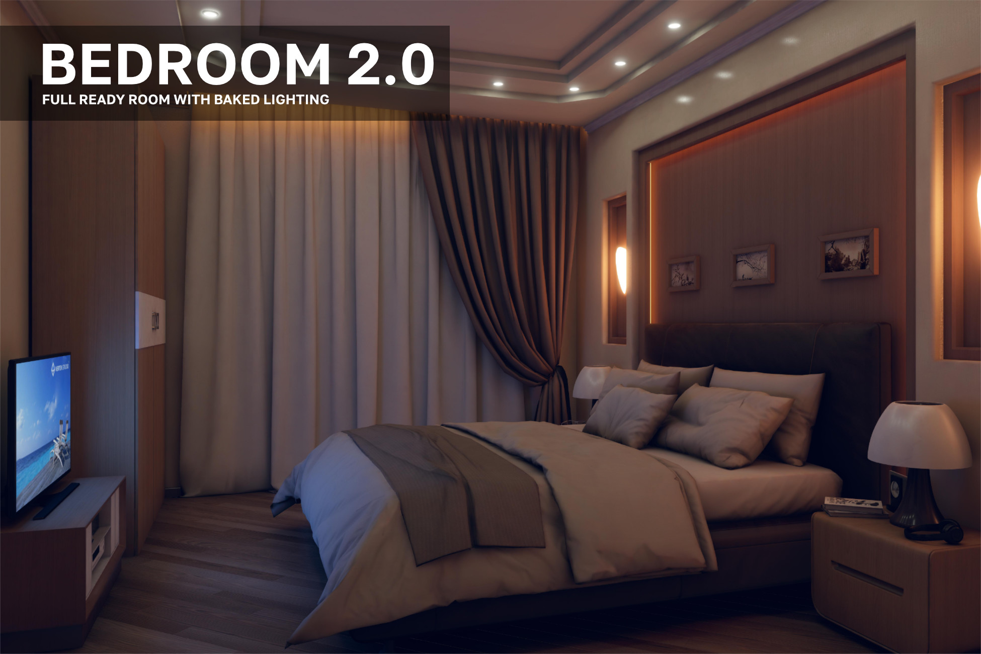 Bedroom - Free Download | Unity Asset Collection