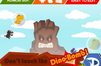 Don’t Touch the Dino-Bomb! – Full Game Template – Free Download