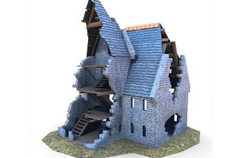 Medieval Building 48 Ruined Church – Free Download