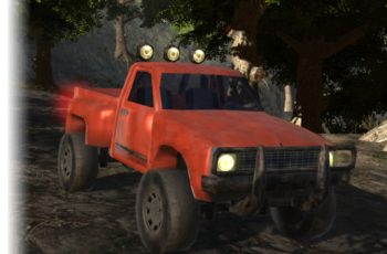 Offroad Pickup + Animated Hands – Free Download