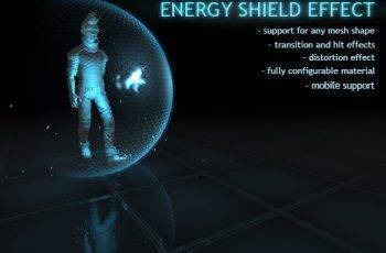 Energy Shield Effect with Transition and Hit Response – Free Download