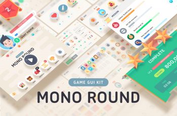 GUI Kit – Mono Round – Free Download