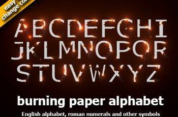 ZE Burning alphabet – Free Download