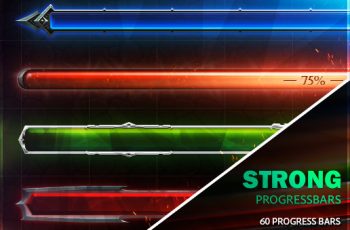 50+ Progress Bars [Pack 4] – DANGEROUS PROGRESS – Free Download