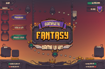 Complete Fantasy Game UI kit – Free Download