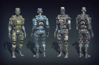 Destructible Humanoid Robot – Free Download