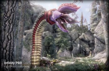 Giant Worm Pack PBR – Fantasy RPG – Free Download