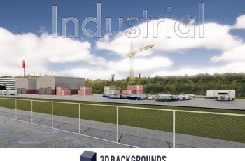 3D Industrial Background – Free Download