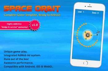 Space Orbit (Addictive dodge & survive game template) – Free Download