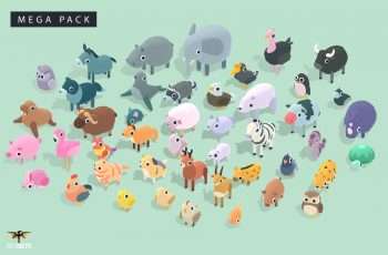 Quirky Series – Animals Mega Pack Vol.1 – Free Download