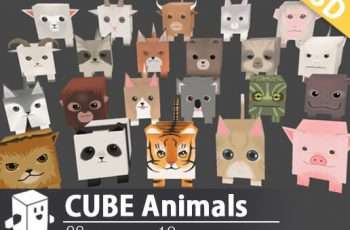 Cube-Animal_Pack – Free Download
