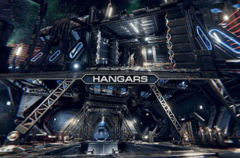 Sci-Fi Heavy Station Kit hangars – Free Download