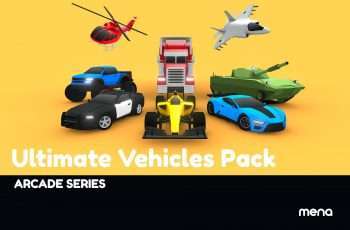 ARCADE: Ultimate Vehicles Pack – Low Poly Cars – Free Download