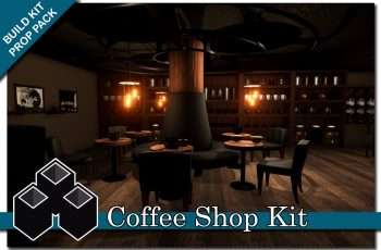 Coffee Shop Interior Exterior Kit – Free Download