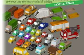 Cartoon Vehicles Pack – Cars, Trucks, and More – Free Download