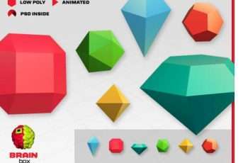 Gems / Animated / Low Poly – Free Download