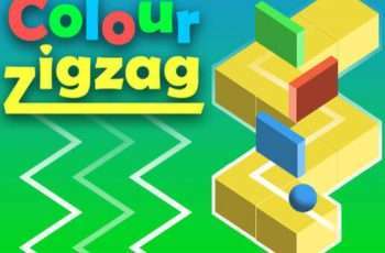 Color zigzag template – Free Download