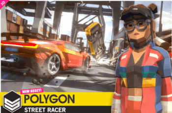 POLYGON – Street Racer – Low Poly 3D Art by Synty – Free Download