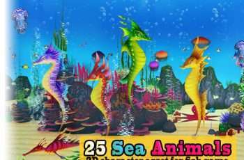 Sea-Animals Pack – Free Download