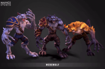Stylized Fantasy Werewolf – Free Download