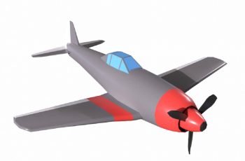 Stylized Plane 3 – Free Download