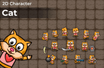2D Character – Cat – Free Download