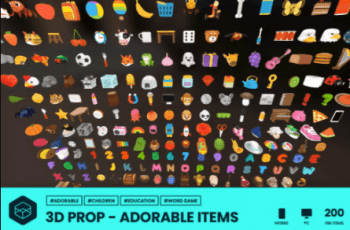 3D Props – Adorable Items – Free Download