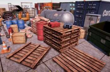 Industrial Props Pack – PBR – Free Download