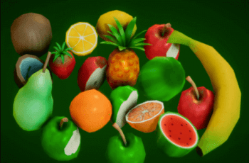 (Low Poly) Fruits Pack – Free Download