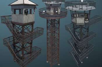 Modular Guard Tower Set – Free Download