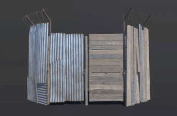 Post Apocalyptic Fence PBR – Free Download