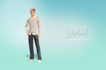 Rhett Cosmo: Stylized Casual Character – Free Download