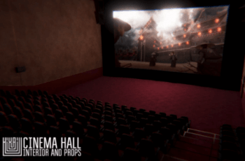 Cinema hall – interior and props – Free Download