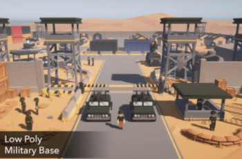 Low Poly Military Base – Free Download