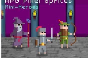 RPG Pixel Sprites – Mini Heroes – Free Download