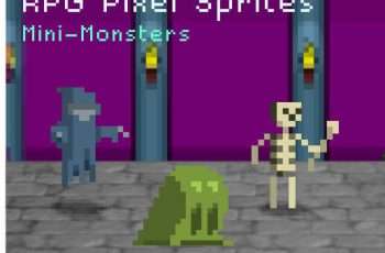 RPG Pixel Sprites – Mini Monsters – Free Download