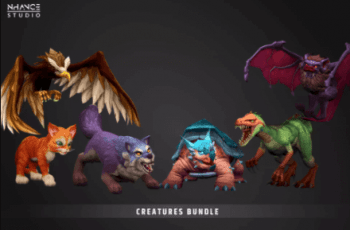 Stylized Fantasy Creatures Bundle – Free Download