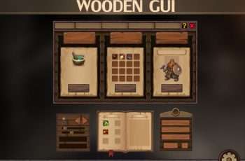 Wooden UI – Free Download