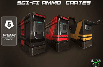 Sci-fi Ammo Crates – Free Download