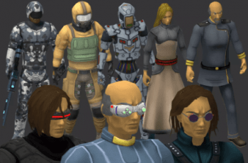 Customizable Characters – Sci-Fi Series – Free Download
