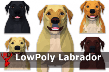 LowPoly Dog – Labrador – Free Download